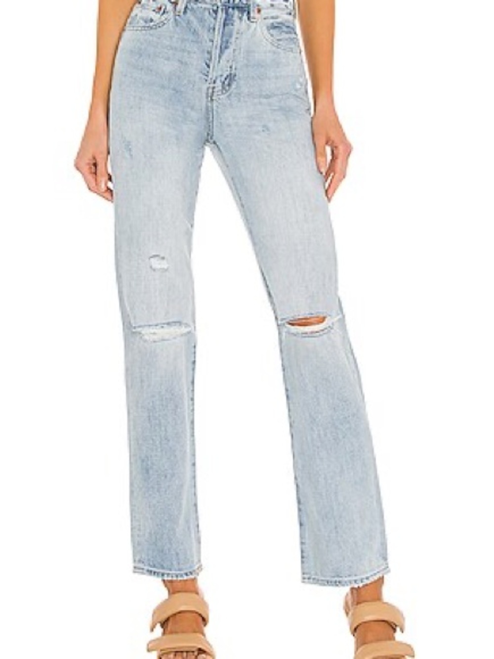 Pistola Cassie Super High Rise Straight Jeans